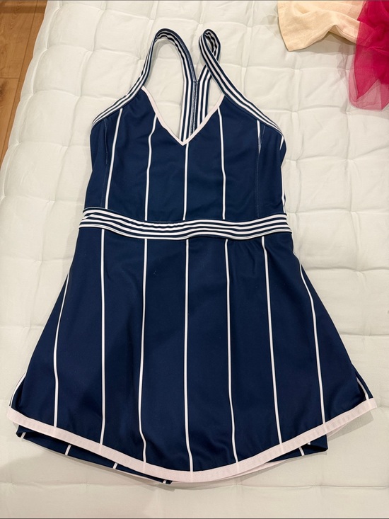 FP Movement by Free People Dresses & Skirts - FP Movement by Free People Navy Blue & White Striped Athletic Dress